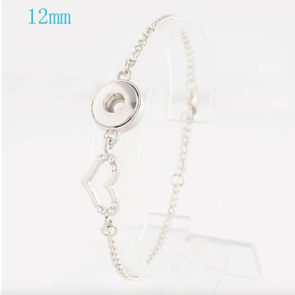 Beautiful snap interchangeable anklet for 12mm